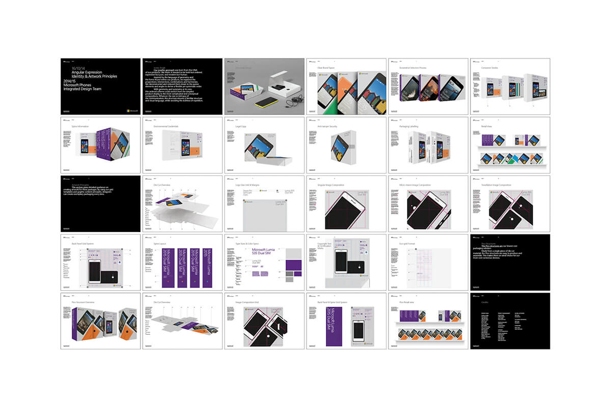 Microsoft Mobile: Packaging Visual Language